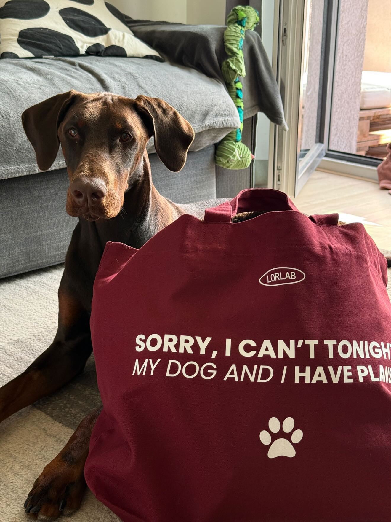 DOG LOVER Tote bag